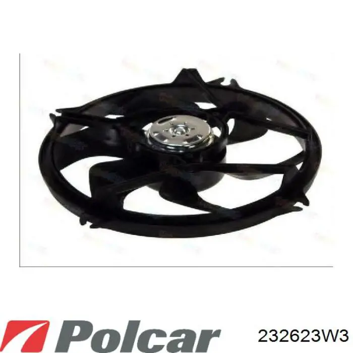 Купити 232623W3 Polcar Електровентилятор охолодження в зборі (двигун + крильчатка)