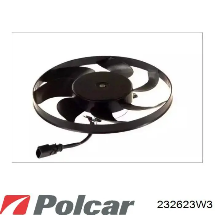232623W3 Polcar електровентилятор охолодження в зборі (двигун + крильчатка)