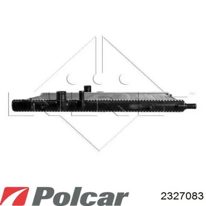 Радіатор основний Polcar 2327083 ціна, від 30.96 USD