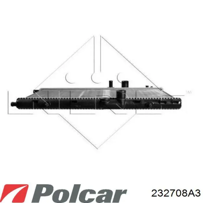 Радіатор охолодження Polcar 232708A3