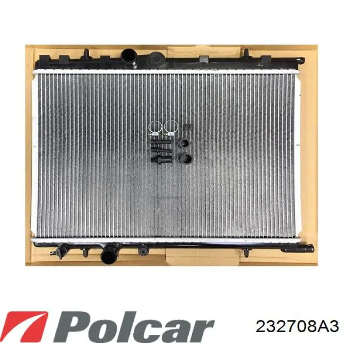 Радіатор основний Polcar 232708A3 ціна, від 30.96 USD