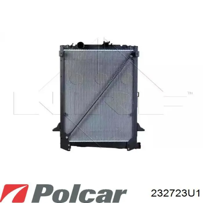 232723U1 Polcar електровентилятор охолодження в зборі (двигун + крильчатка)