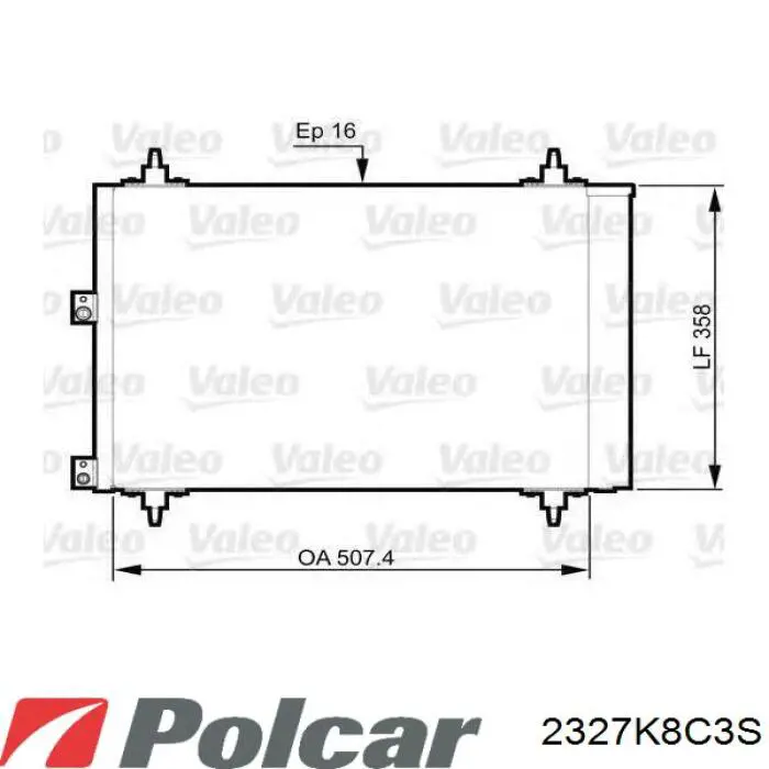 2327K8C3S Polcar Конденсатор