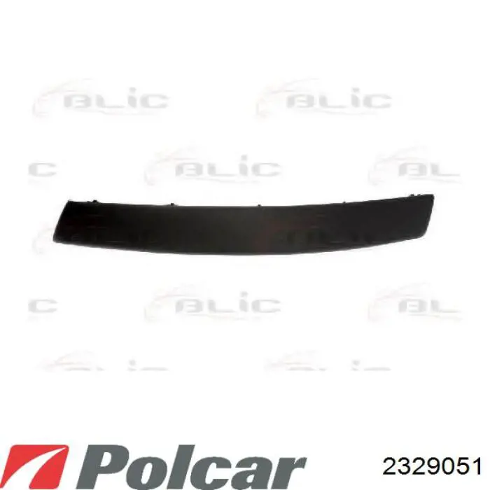 Накладка бампера переднього 2329051 Polcar