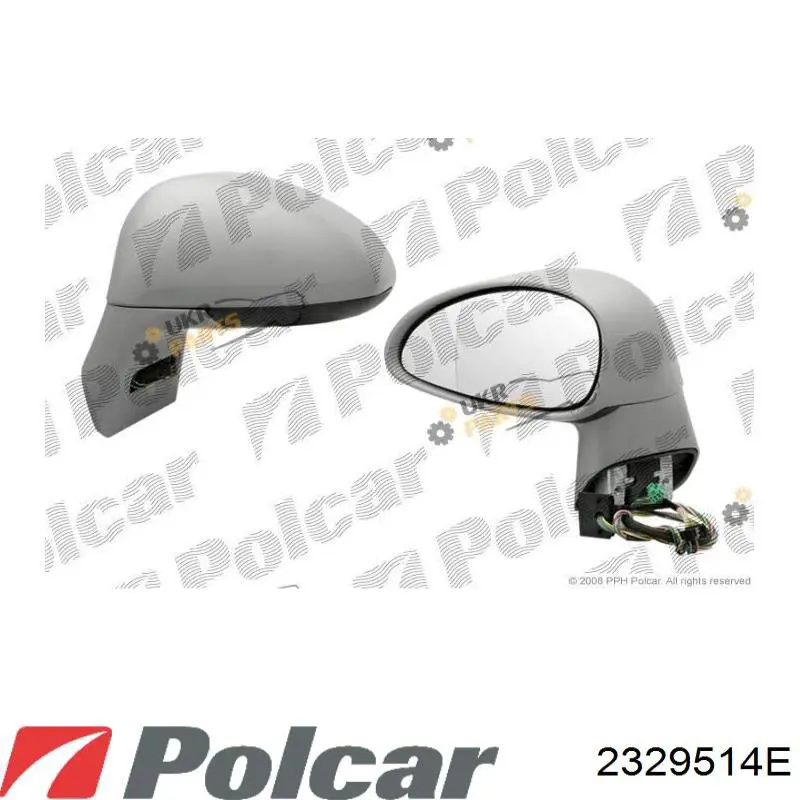 Ліве бокове дзеркало VCTM1004EL Signeda