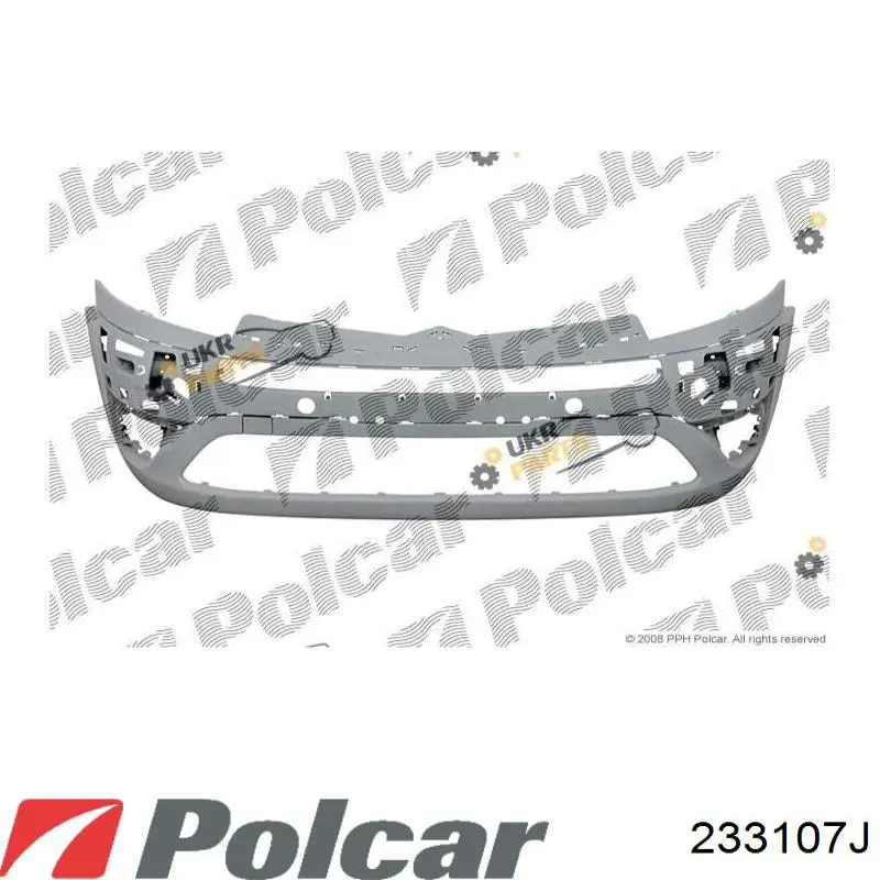 233107J Polcar Бампер передній в зборі