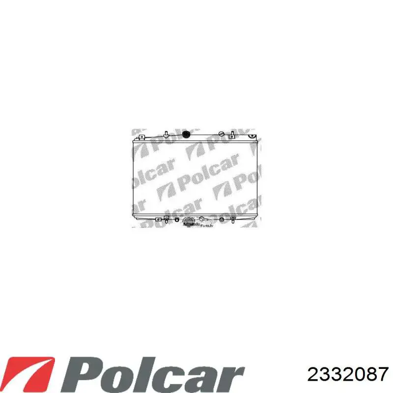 2332087 Polcar радіатор охолодження двигуна