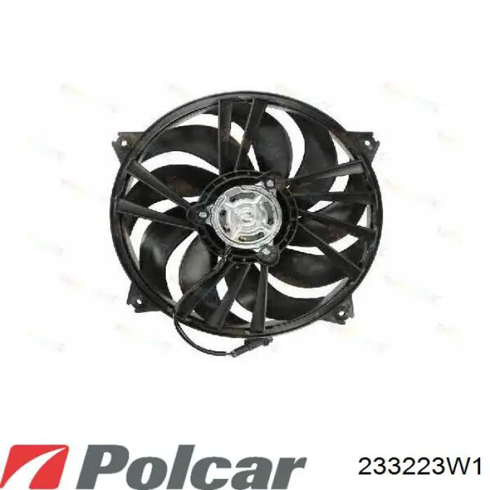 Купити 233223W1 Polcar Електровентилятор охолодження в зборі (двигун + крильчатка)