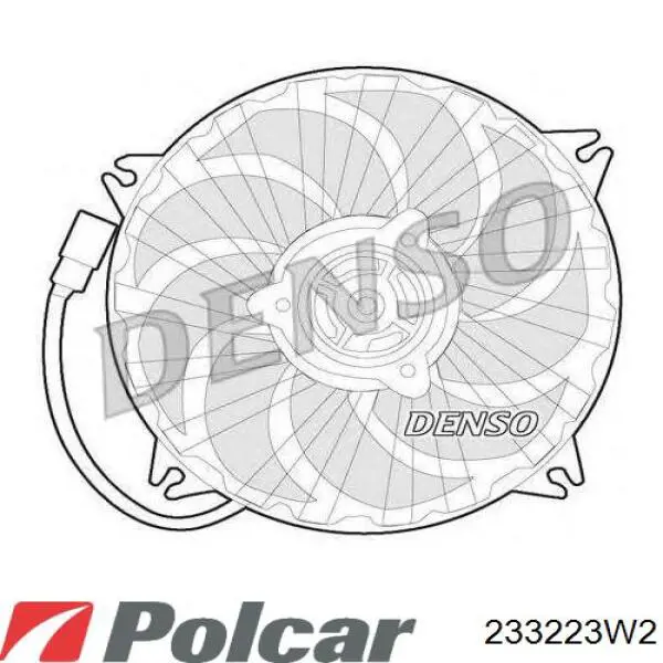 233223W2 Polcar Електровентилятор радіатора