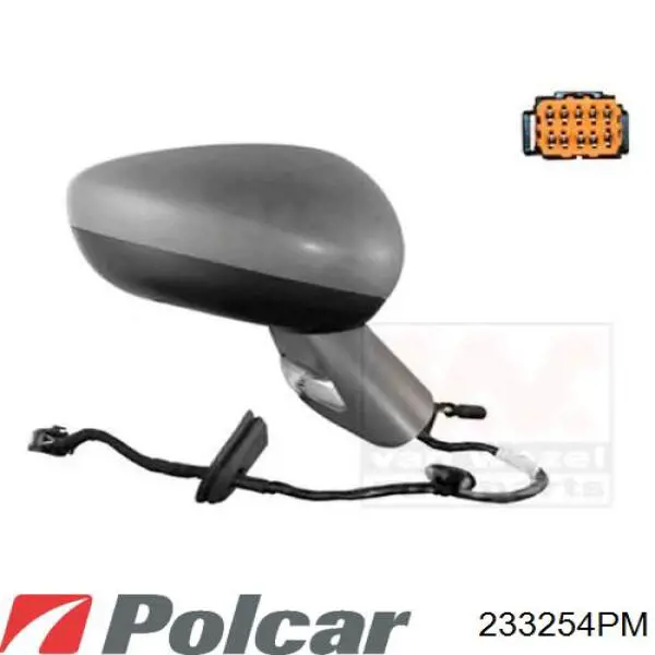 Купити 815255 Peugeot/Citroen Накладка/кришка дзеркала заднього виду, ліва