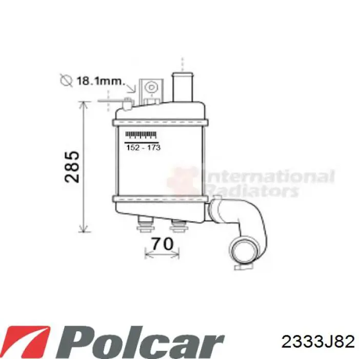 Купити 0384L6 Peugeot/Citroen Радіатор интеркуллера