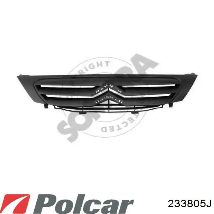 Купити 7422R3 Peugeot/Citroen Захисна решітка радіатора