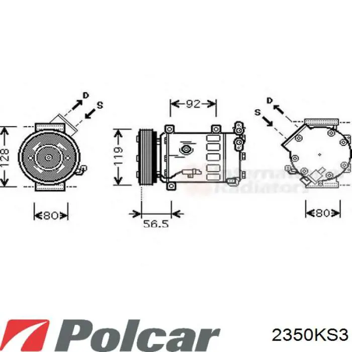 Компресор системи кондиціювання Lucas ACP142 ціна, від 116.69 USD