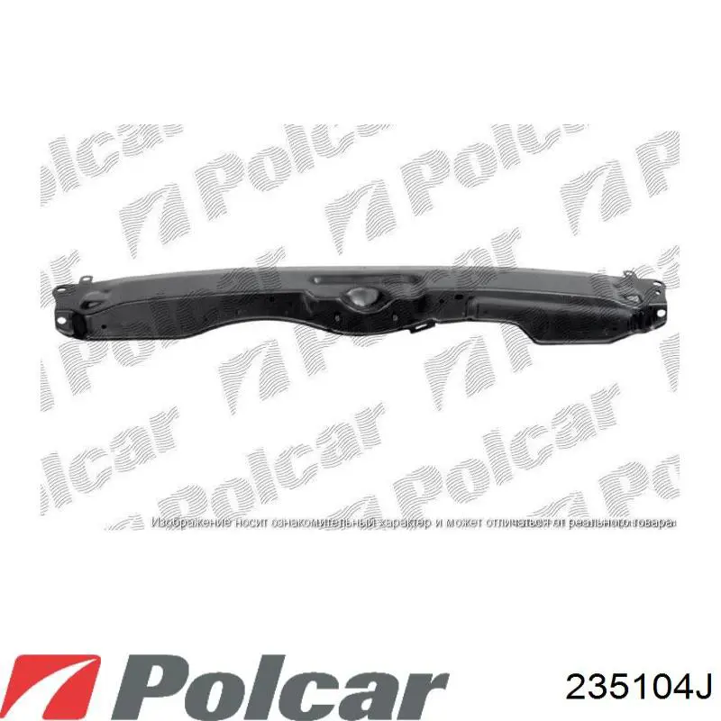 Супорт радіатора верхній/монтажна панель кріплення фар 235104J Polcar
