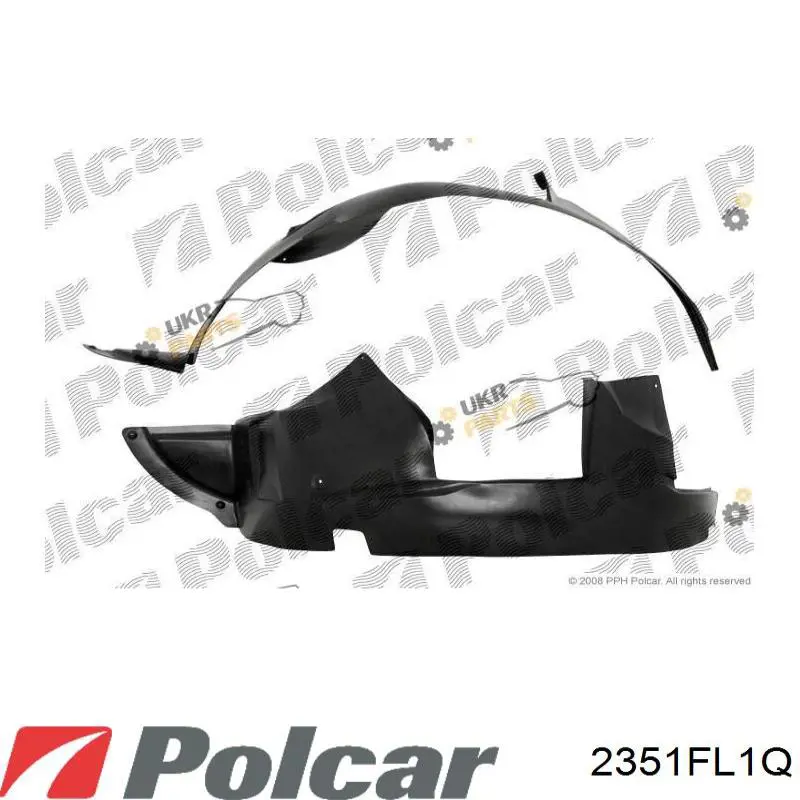 Купити 2351FL1Q Polcar Підкрилок передній лівий