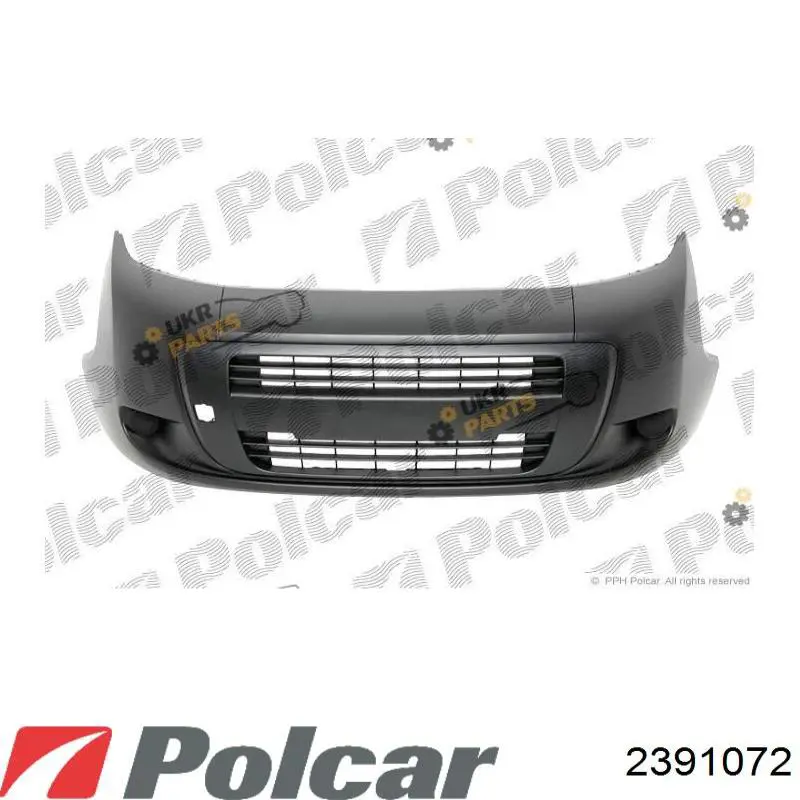 Передній бампер 2391072 Polcar