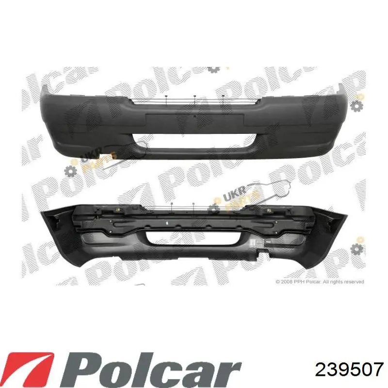 Бампер на авто Polcar 239507 ціна, від 134.46 USD