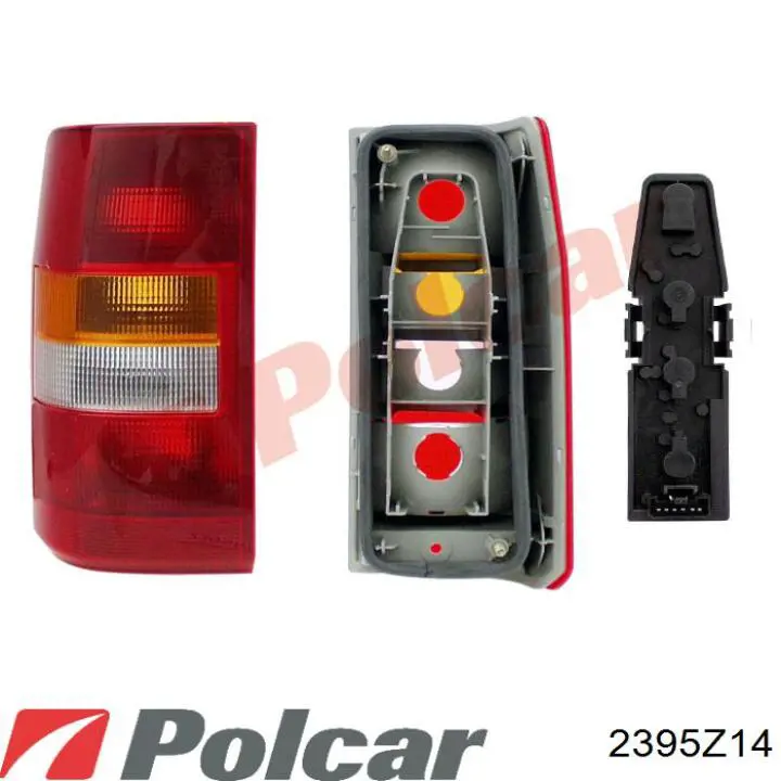 Личинка замка дверей передньої 2395Z14 Polcar