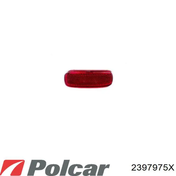 2397975X Polcar катафот (відбивач заднього бампера, лівий)