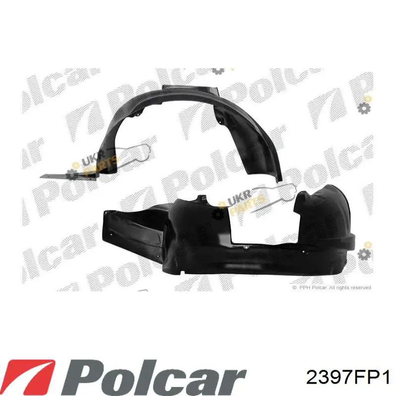 Підкрилок передній правий 2397FP1 Polcar