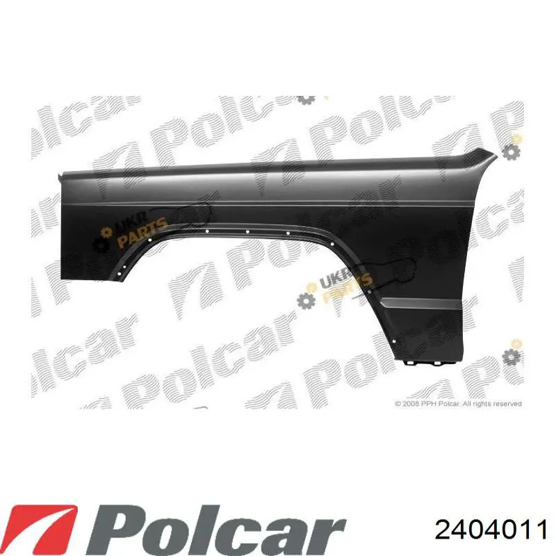 Ліве переднє крило Polcar 2404011 ціна, від 73.34 USD