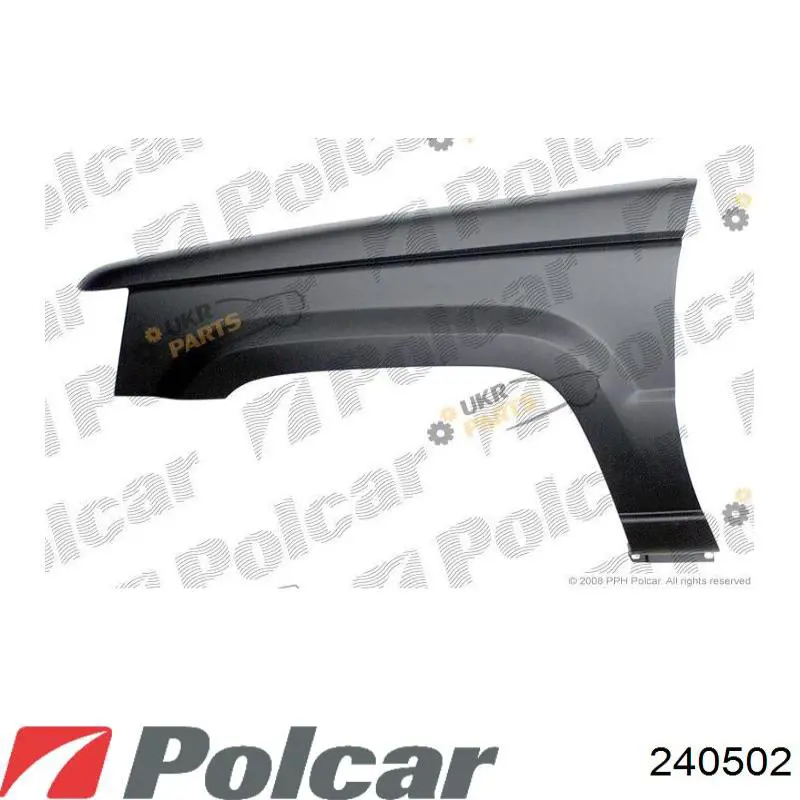 Крило переднє праве Polcar 240502 ціна, від 44.42 USD