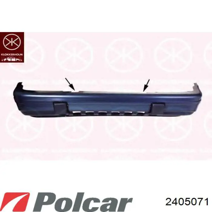 2405071 Polcar Бампер передній в зборі