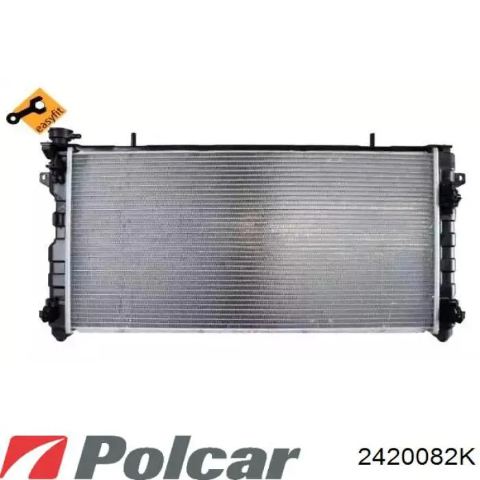 Радіатор основний Polcar 2420082K ціна, від 128.63 USD