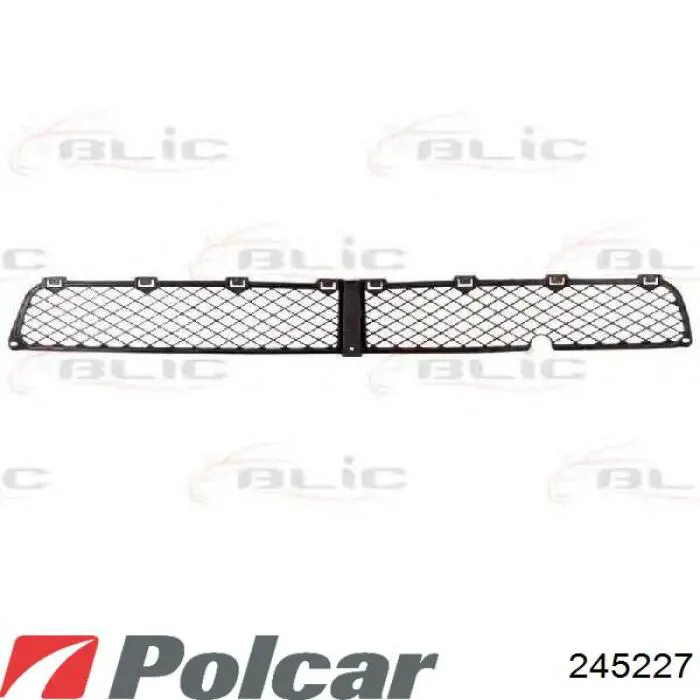 245227 Polcar Решітка переднього бампера, центральна