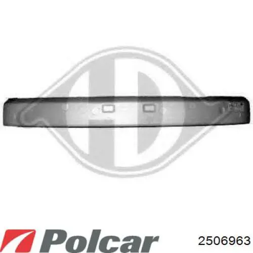 2506963 Polcar підсилювач бампера заднього