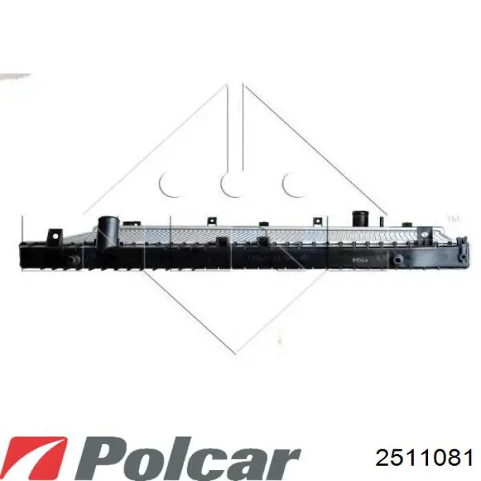Радіатор основний Polcar 2511081 ціна, від 68.00 USD
