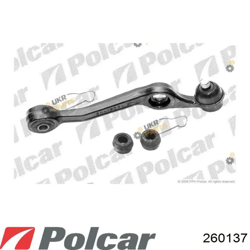 Важіль передній лівий Polcar 260137 ціна, від 16.23 USD