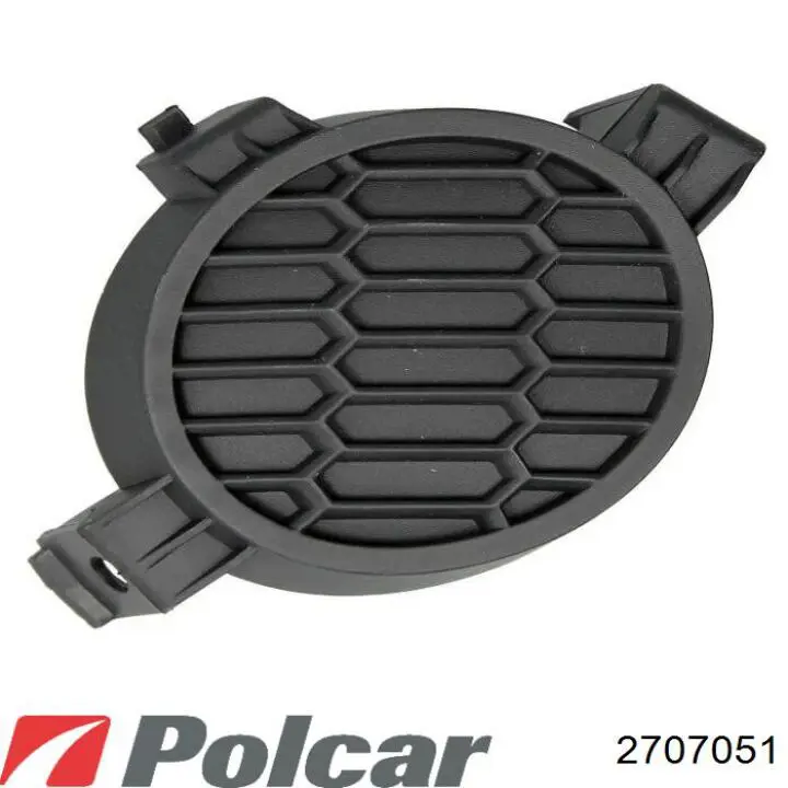 Решітка радіатора ліва 2707051 Polcar