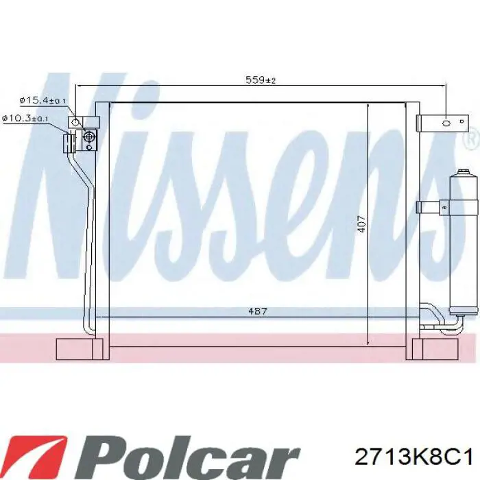 2713K8C1 Polcar Конденсатор