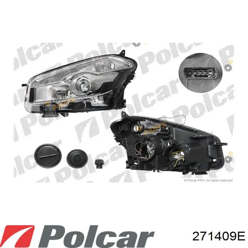 Фари Polcar 271409E ціна, від 143.47 USD