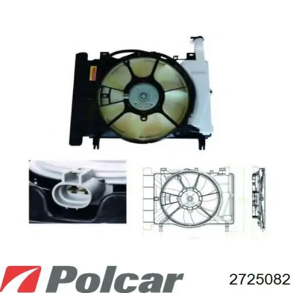 Радіатор 2725082 Polcar