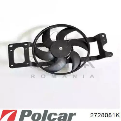 2728081K Polcar радіатор охолодження двигуна