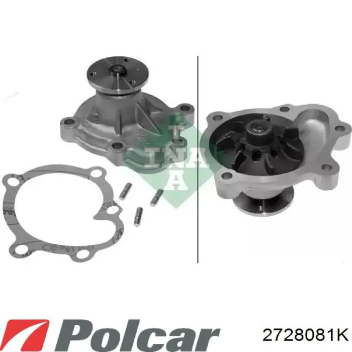 2728081K Polcar Радіатор охолодження двигуна