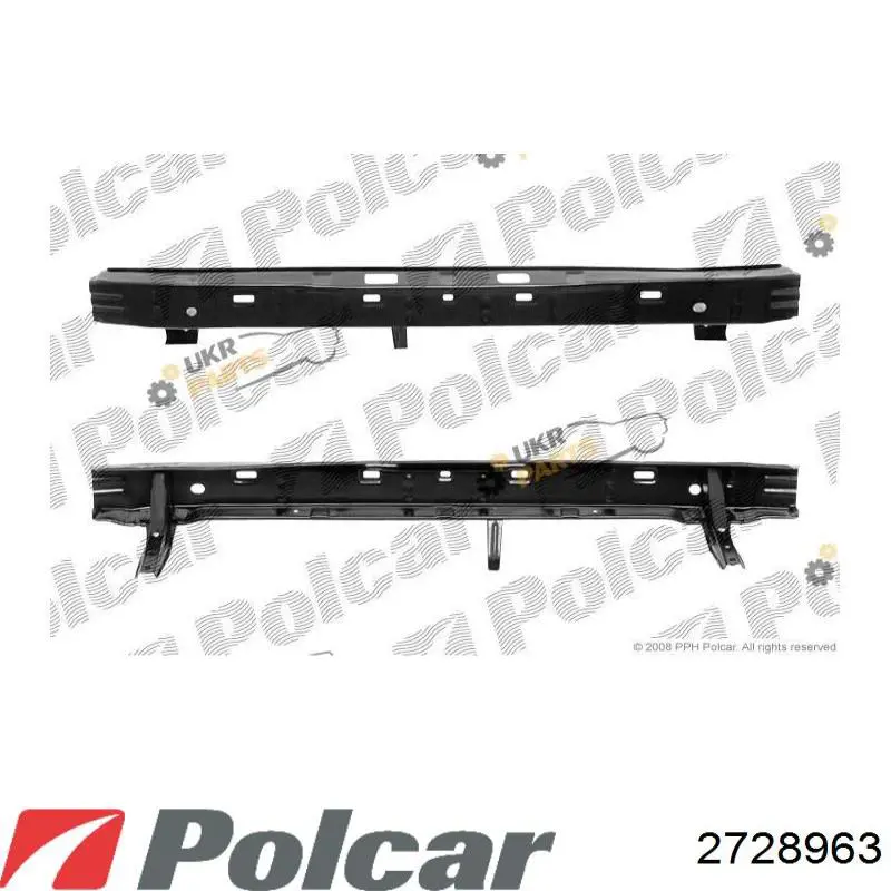 Балка бампера заднього Polcar 2728963 ціна, від 38.01 USD