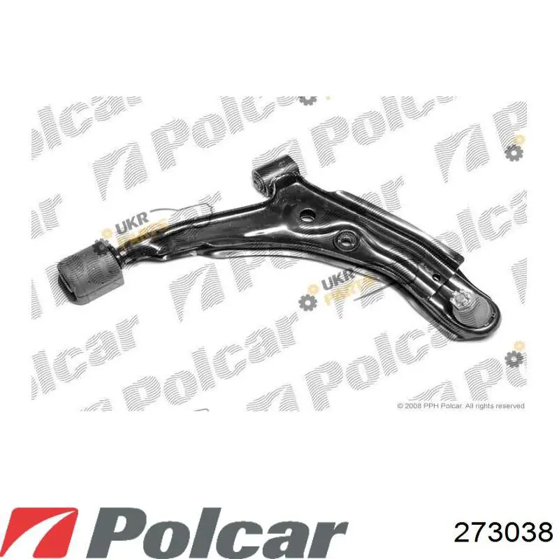 273038 Polcar Важіль передньої підвіски нижній, правий