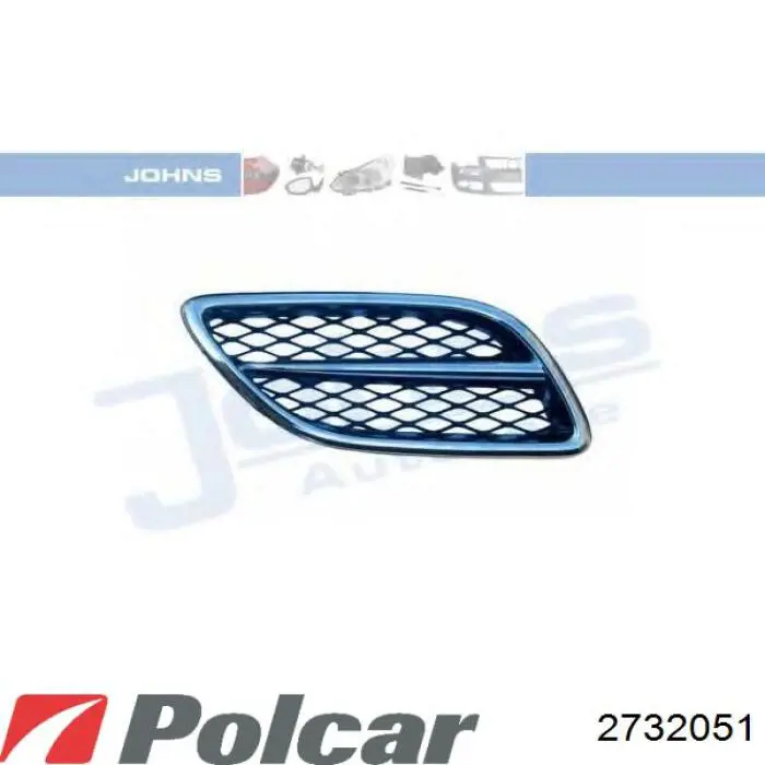 2732051 Polcar Решітка радіатора ліва