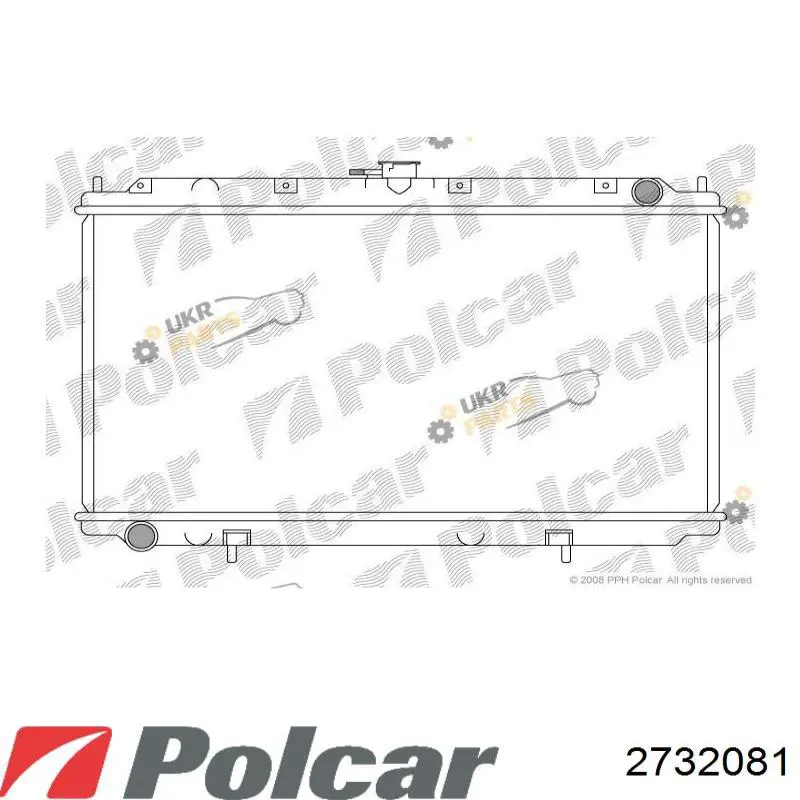 Купити 2732081 Polcar Радіатор двигуна