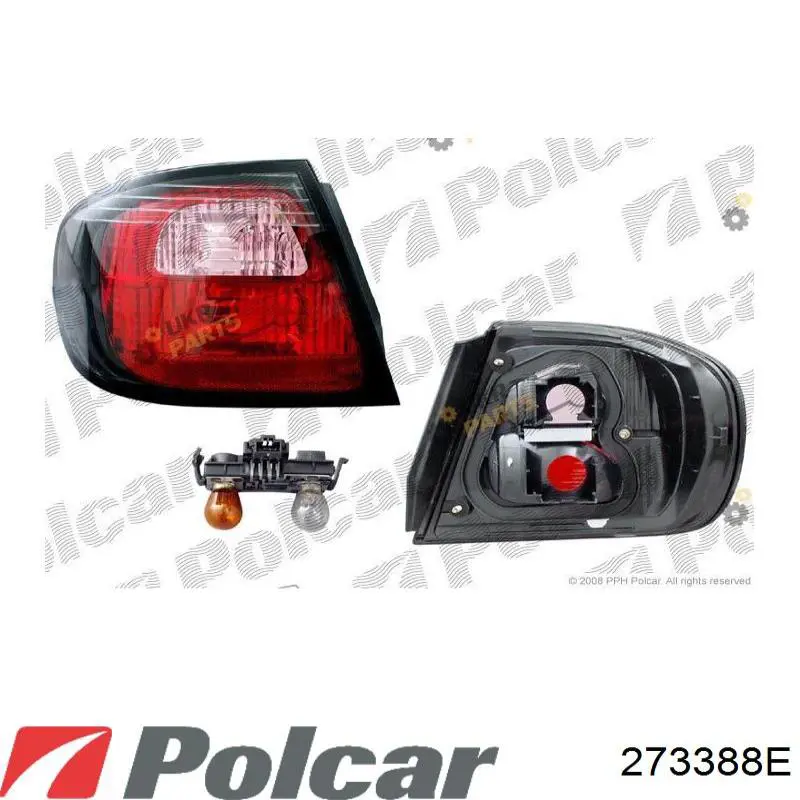 Ліхтар задній правий, зовнішній 6011290E Polcar