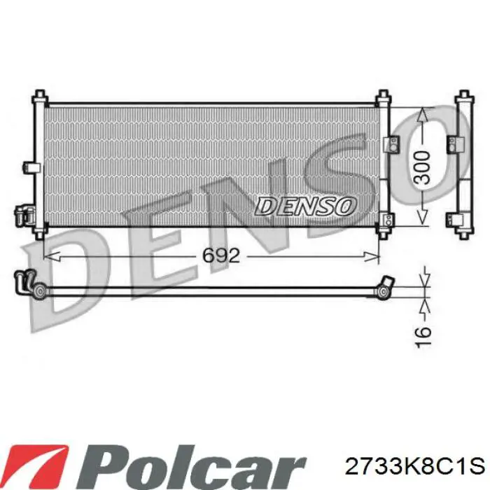 2733K8C1S Polcar Конденсатор