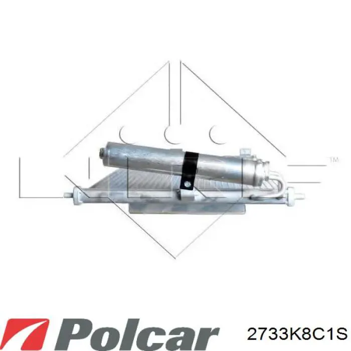 Конденсатор кондиціонера Polcar 2733K8C1S ціна, від 70.21 USD
