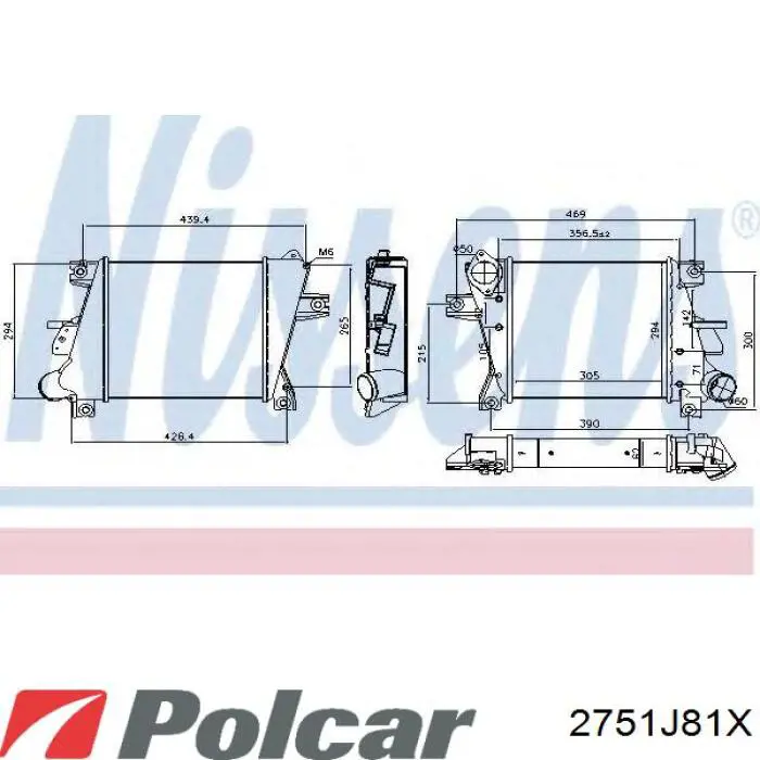 144968841R Renault (RVI) Охолоджувач наддувочного повітря