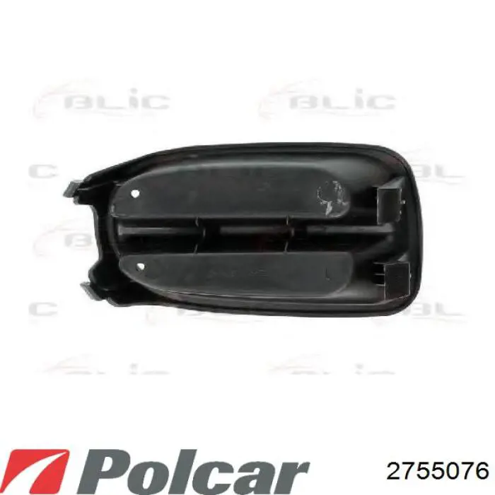 2755076 Polcar Молдинг переднього бампера, правий