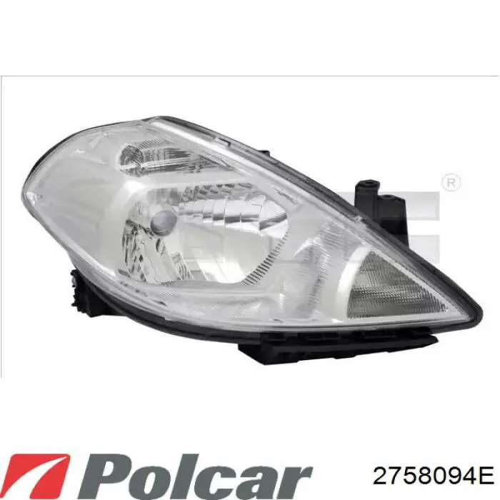 Фара ліва 2758095E Polcar