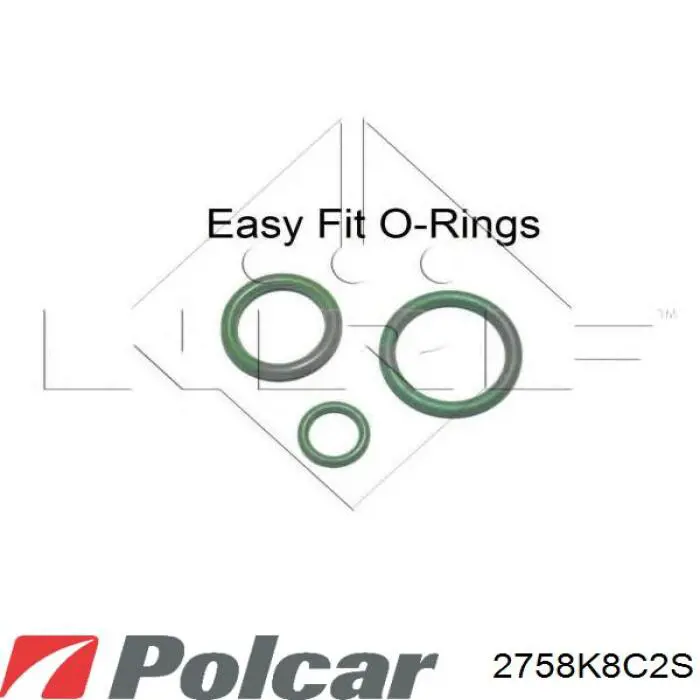 Конденсатор кондиціонера Polcar 2758K8C2S ціна, від 84.13 USD