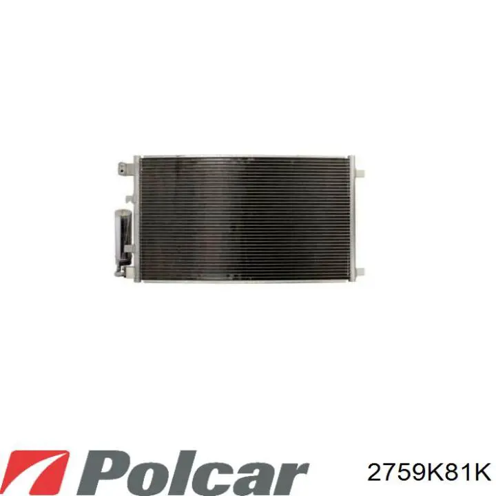 2759K81K Polcar радіатор кондиціонера